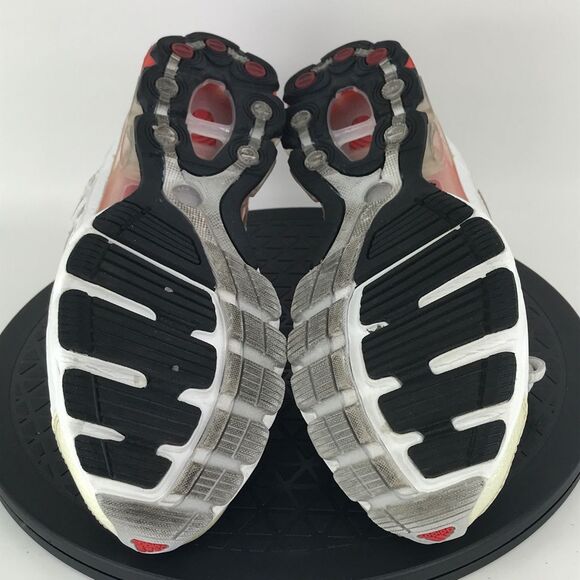 Adidas Bounce White/Red Athletic Running Shoes 381060 Women's Size 7 (6Y) - Picture 11 of 12